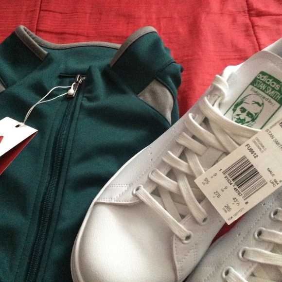SOLD - Adidas Stan Smith Sz 9.5 & Antigua Jacket - Picture 6 of 11